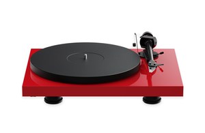 Pro-Ject Debut EVO 2 Manual belt-drive turntable with pre-mounted Pick it MM EVO cartridge (Gloss Red)