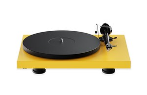 Pro-Ject Debut EVO 2 Manual belt-drive turntable with pre-mounted Pick it MM EVO cartridge (Satin Golden Yellow)