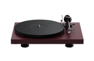 Pro-Ject Debut EVO 2 Manual belt-drive turntable with pre-mounted Pick it MM EVO cartridge (Satin Wine Red)