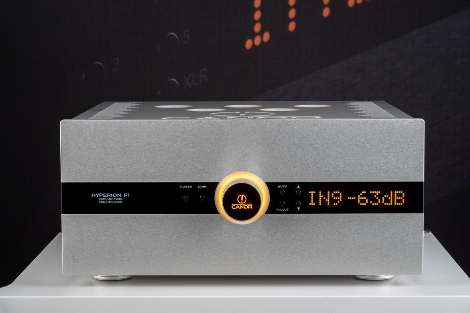 Sold-Out Canor Hyperion P1 Vacuum Tube Preamplifier (Colour: Silver)