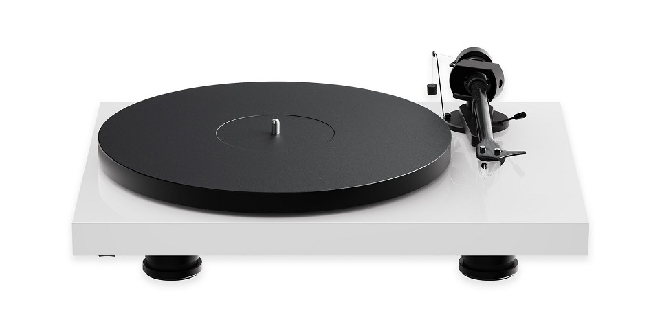 Pro-Ject Debut EVO 2 Manual belt-drive turntable with pre-mounted Pick it MM EVO cartridge (Gloss White)