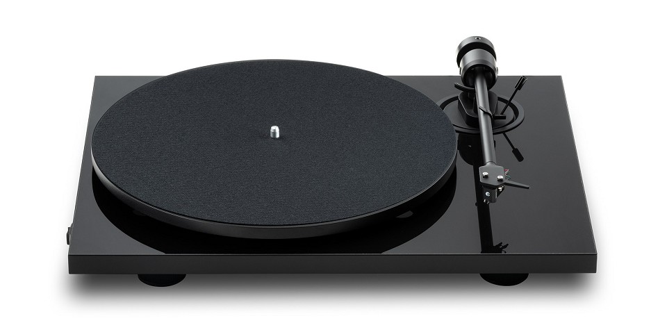 Pro-Ject E1.2 Manual belt-drive turntable with pre-mounted Pick it MM E cartridge (Gloss Black)