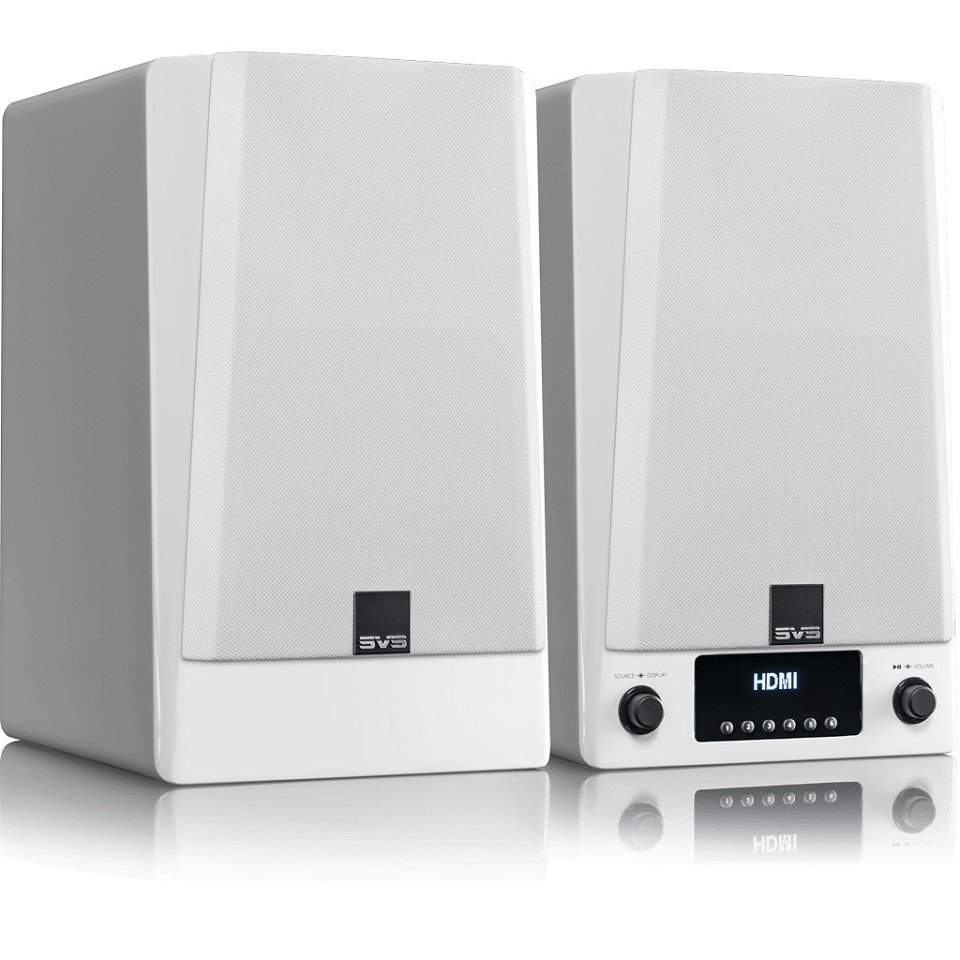 SVS Prime Wireless Pro Powered Speakers (White Gloss)